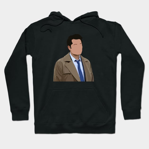 castiel Hoodie by sadieillust